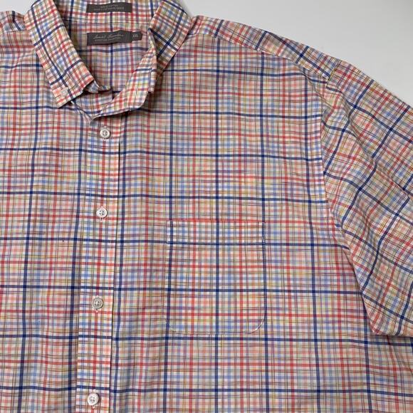 Daniel Cremieux Shirt Mens 2XL XXL Signature Collection Plaid Button Down Collar - Picture 3 of 9